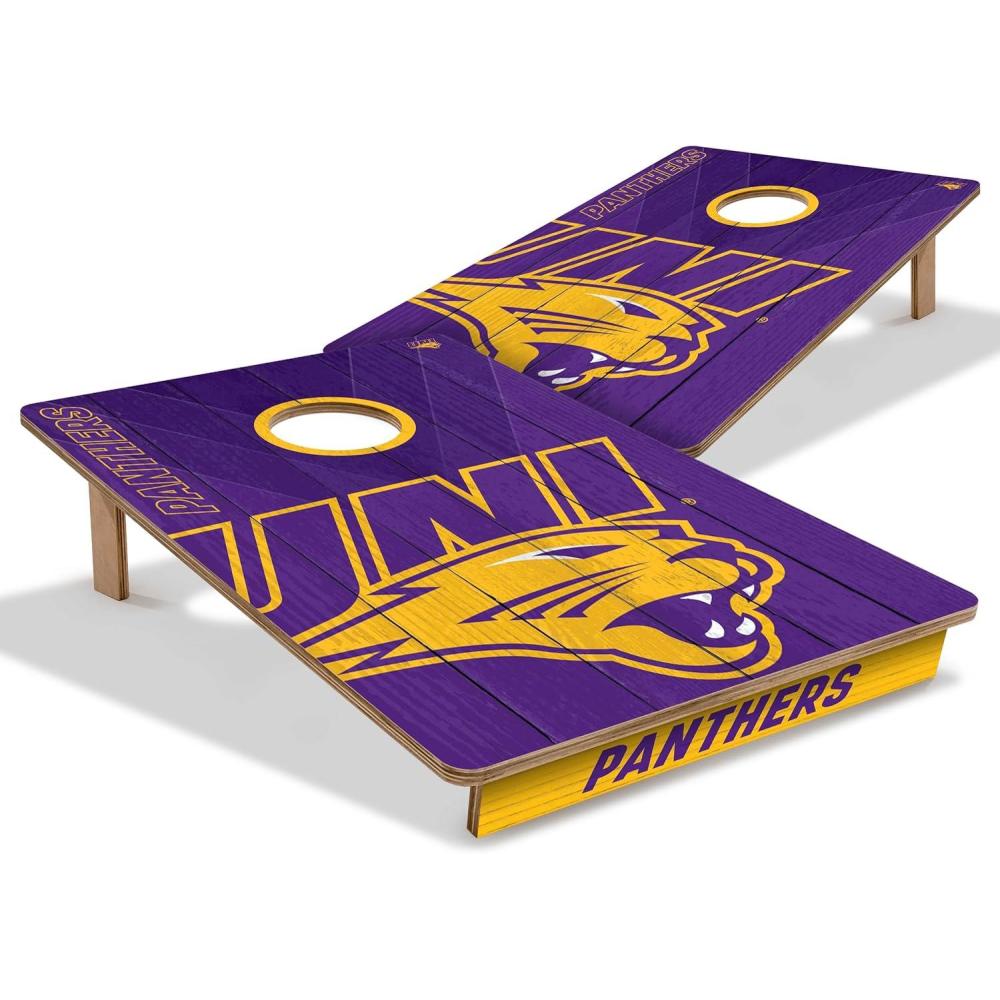 image:imageYouTheFan NCAA 2 x 3 Wood Cornhole GameNorthern Iowa Panthers