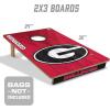 YouTheFan NCAA 2’ x 3’ Wood Cornhole Game(Georgia Bulldogs)