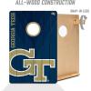 YouTheFan NCAA 2’ x 3’ Wood Cornhole Game(Georgia Tech Yellow Jackets)