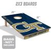 YouTheFan NCAA 2’ x 3’ Wood Cornhole Game(Georgia Tech Yellow Jackets)