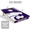 YouTheFan NCAA 2’ x 3’ Wood Cornhole Game(Kansas State Wildcats)