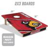 YouTheFan NCAA 2’ x 3’ Wood Cornhole Game(Louisville Cardinals)