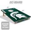 YouTheFan NCAA 2’ x 3’ Wood Cornhole Game(Michigan State Spartans)