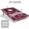 YouTheFan NCAA 2’ x 3’ Wood Cornhole Game(Mississippi State Bulldogs)