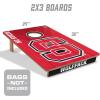 YouTheFan NCAA 2’ x 3’ Wood Cornhole Game(NC State Wolfpack)