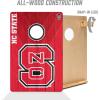 YouTheFan NCAA 2’ x 3’ Wood Cornhole Game(NC State Wolfpack)