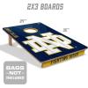 YouTheFan NCAA 2’ x 3’ Wood Cornhole Game(Notre Dame Fighting Irish)