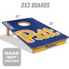 YouTheFan NCAA 2’ x 3’ Wood Cornhole Game(Pittsburgh Panthers)