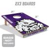 YouTheFan NCAA 2’ x 3’ Wood Cornhole Game(TCU Horned Frogs)