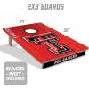 YouTheFan NCAA 2’ x 3’ Wood Cornhole Game(Texas Tech Red Raiders)