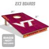 YouTheFan NCAA 2’ x 3’ Wood Cornhole Game(Virginia Tech Hokies)