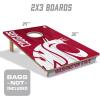 YouTheFan NCAA 2’ x 3’ Wood Cornhole Game(Washington State Cougars)