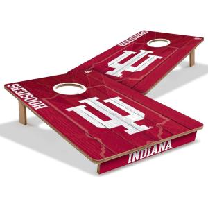 YouTheFan NCAA 2’ x 3’ Wood Cornhole Game(Indiana Hoosiers)