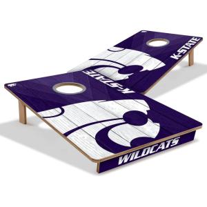YouTheFan NCAA 2’ x 3’ Wood Cornhole Game(Kansas State Wildcats)
