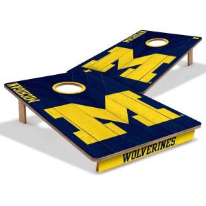 YouTheFan NCAA 2’ x 3’ Wood Cornhole Game(Michigan Wolverines)