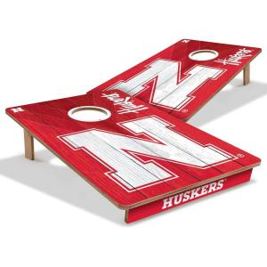 YouTheFan NCAA 2’ x 3’ Wood Cornhole Game(Nebraska Cornhuskers)