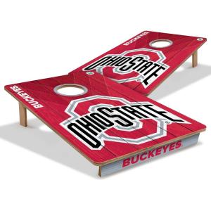 YouTheFan NCAA 2’ x 3’ Wood Cornhole Game(Ohio State Buckeyes)