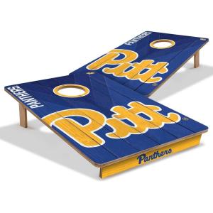 YouTheFan NCAA 2’ x 3’ Wood Cornhole Game(Pittsburgh Panthers)