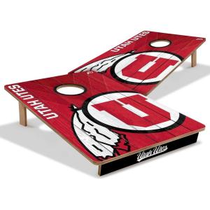 YouTheFan NCAA 2’ x 3’ Wood Cornhole Game(Utah Utes)