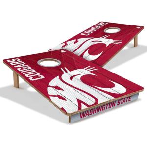 YouTheFan NCAA 2’ x 3’ Wood Cornhole Game(Washington State Cougars)