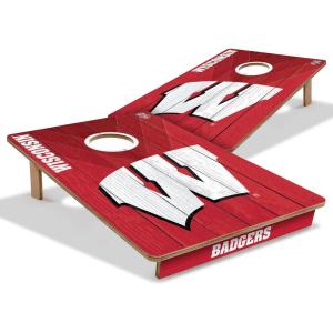 YouTheFan NCAA 2’ x 3’ Wood Cornhole Game(Wisconsin Badgers)