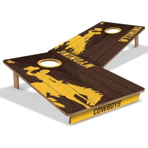 YouTheFan NCAA 2’ x 3’ Wood Cornhole Game(Wyoming Cowboys)