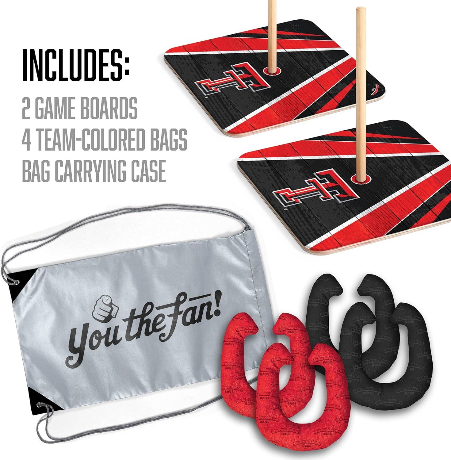 image:imageYouTheFan NCAA HorseShoe Bags GameTexas Tech Red Raiders