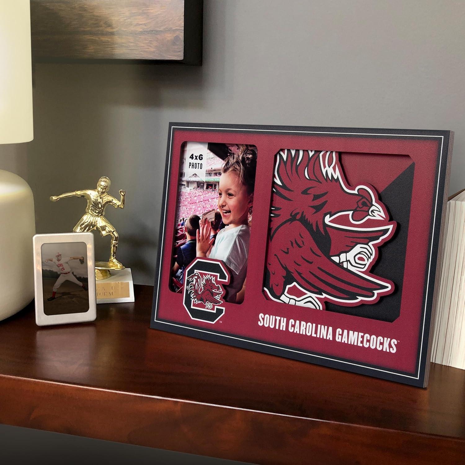 image:imageYouTheFan NCAA 3D Logo Picture FrameSouth Carolina Gamecocks