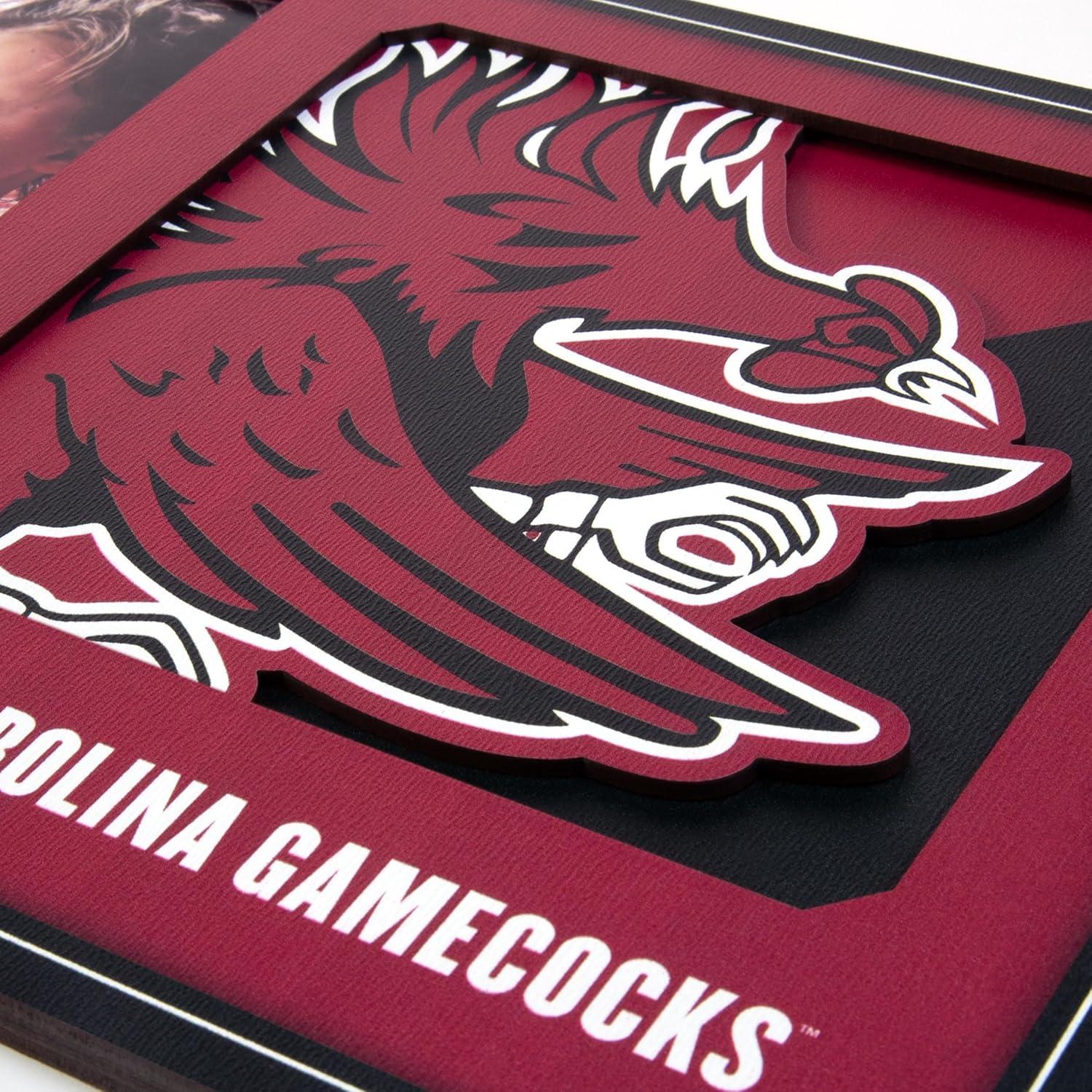 image:imageYouTheFan NCAA 3D Logo Picture FrameSouth Carolina Gamecocks
