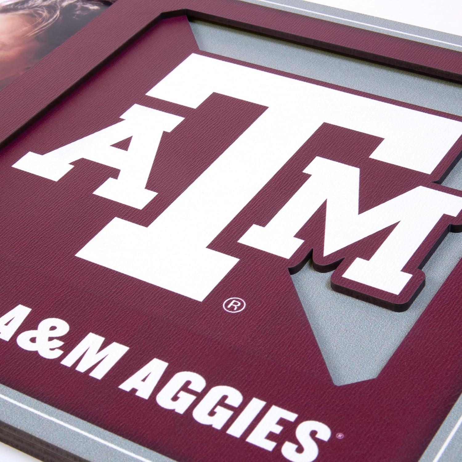 image:imageYouTheFan NCAA 3D Logo Picture FrameTexas AM Aggies