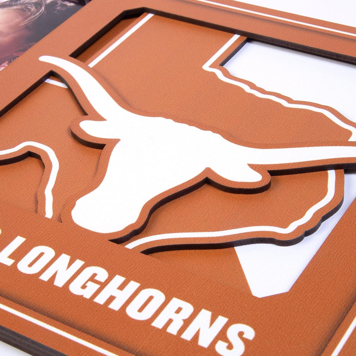 image:imageYouTheFan NCAA 3D Logo Picture FrameTexas Longhorns