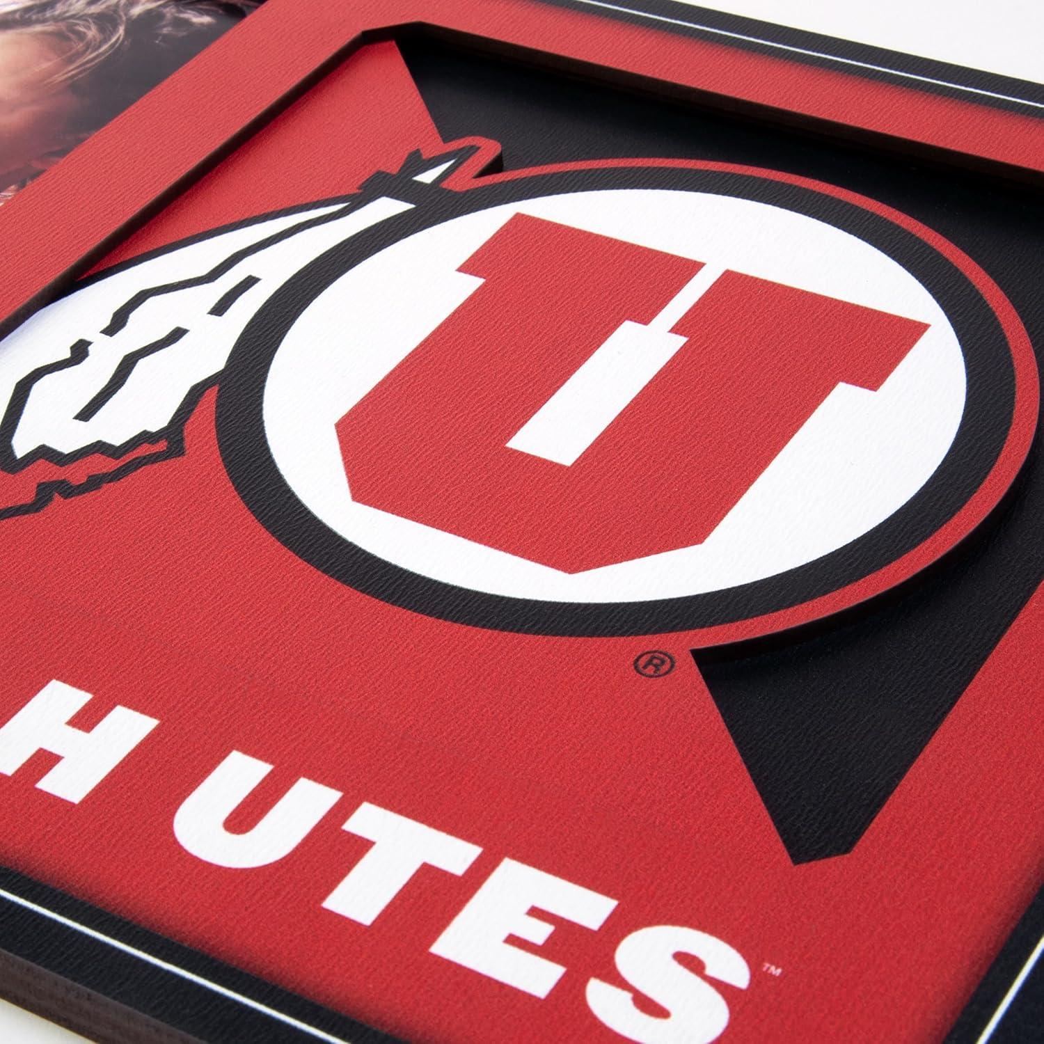 image:imageYouTheFan NCAA 3D Logo Picture FrameUtah Utes