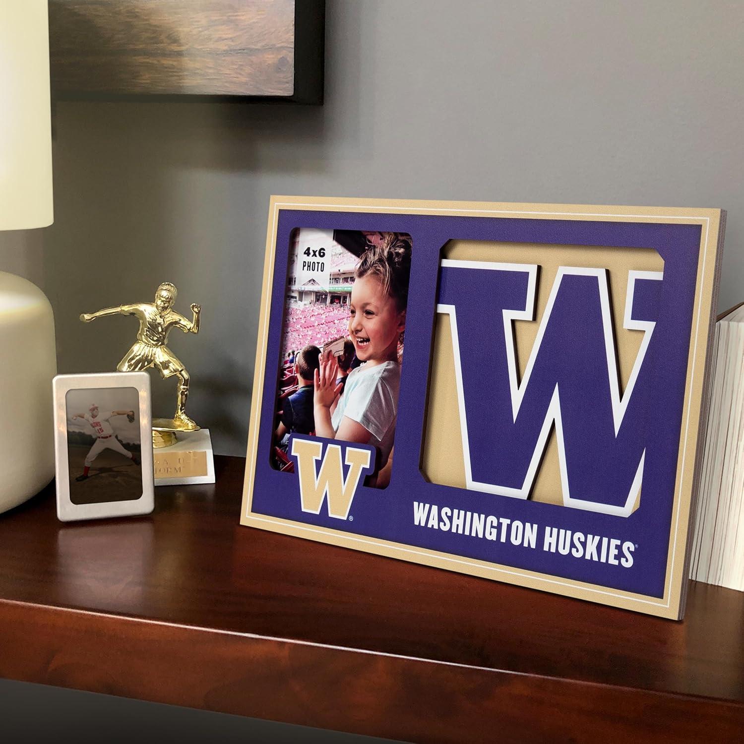 image:imageYouTheFan NCAA 3D Logo Picture FrameWashington Huskies