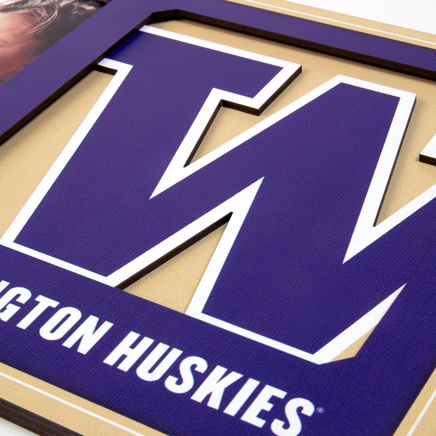 image:imageYouTheFan NCAA 3D Logo Picture FrameWashington Huskies