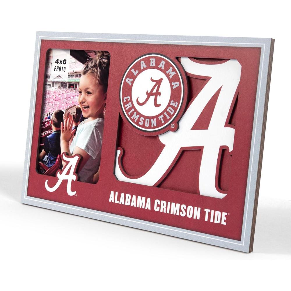 image:imageYouTheFan NCAA 3D Logo Picture FrameAlabama Crimson Tide