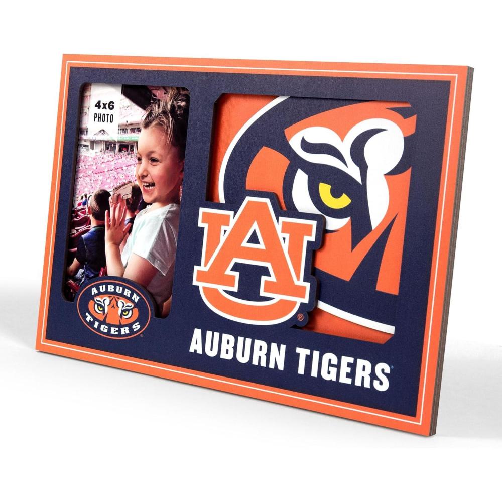 image:imageYouTheFan NCAA 3D Logo Picture FrameAuburn Tigers