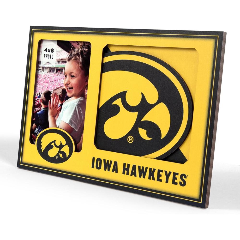 image:imageYouTheFan NCAA 3D Logo Picture FrameIowa Hawkeyes