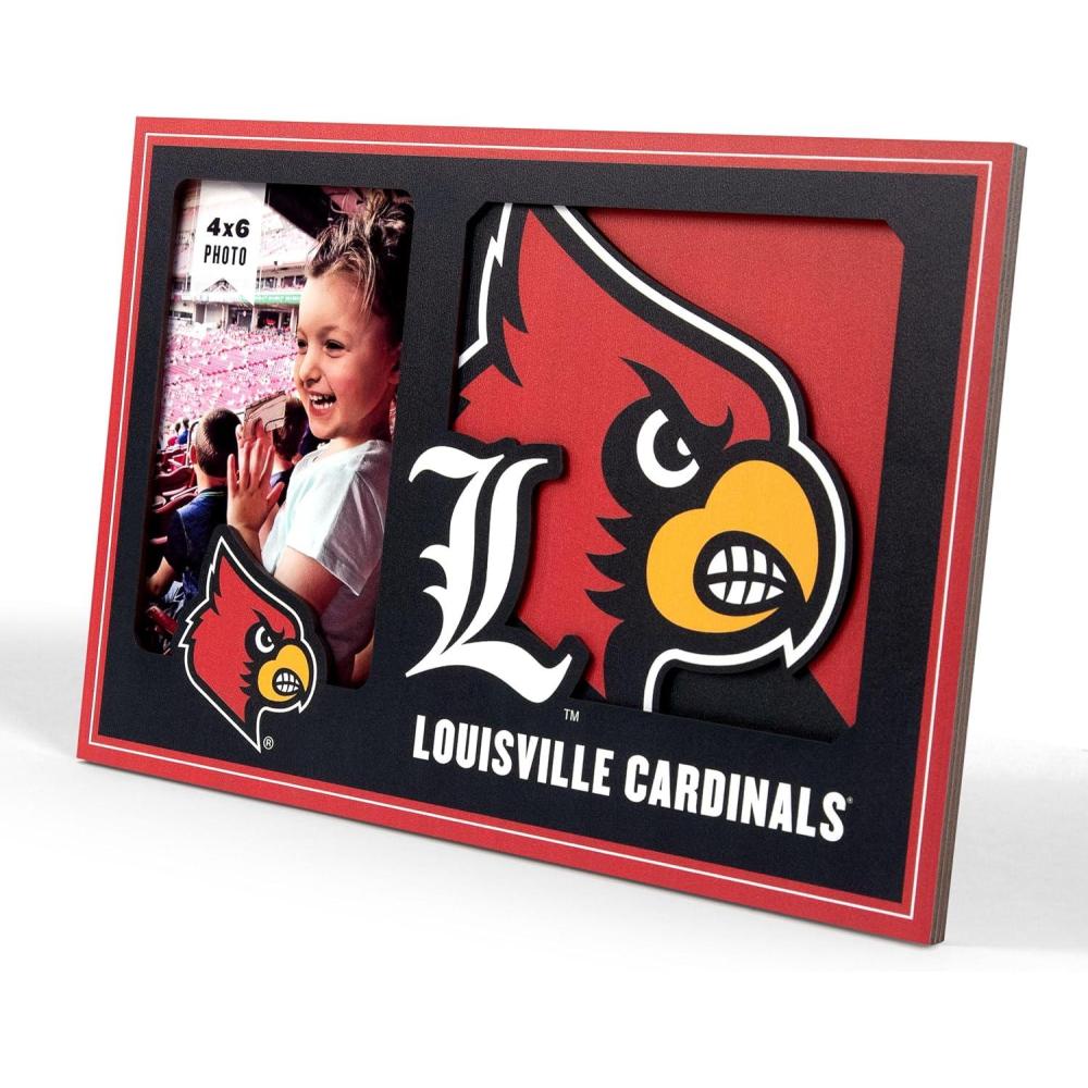 image:imageYouTheFan NCAA 3D Logo Picture FrameLouisville Cardinals