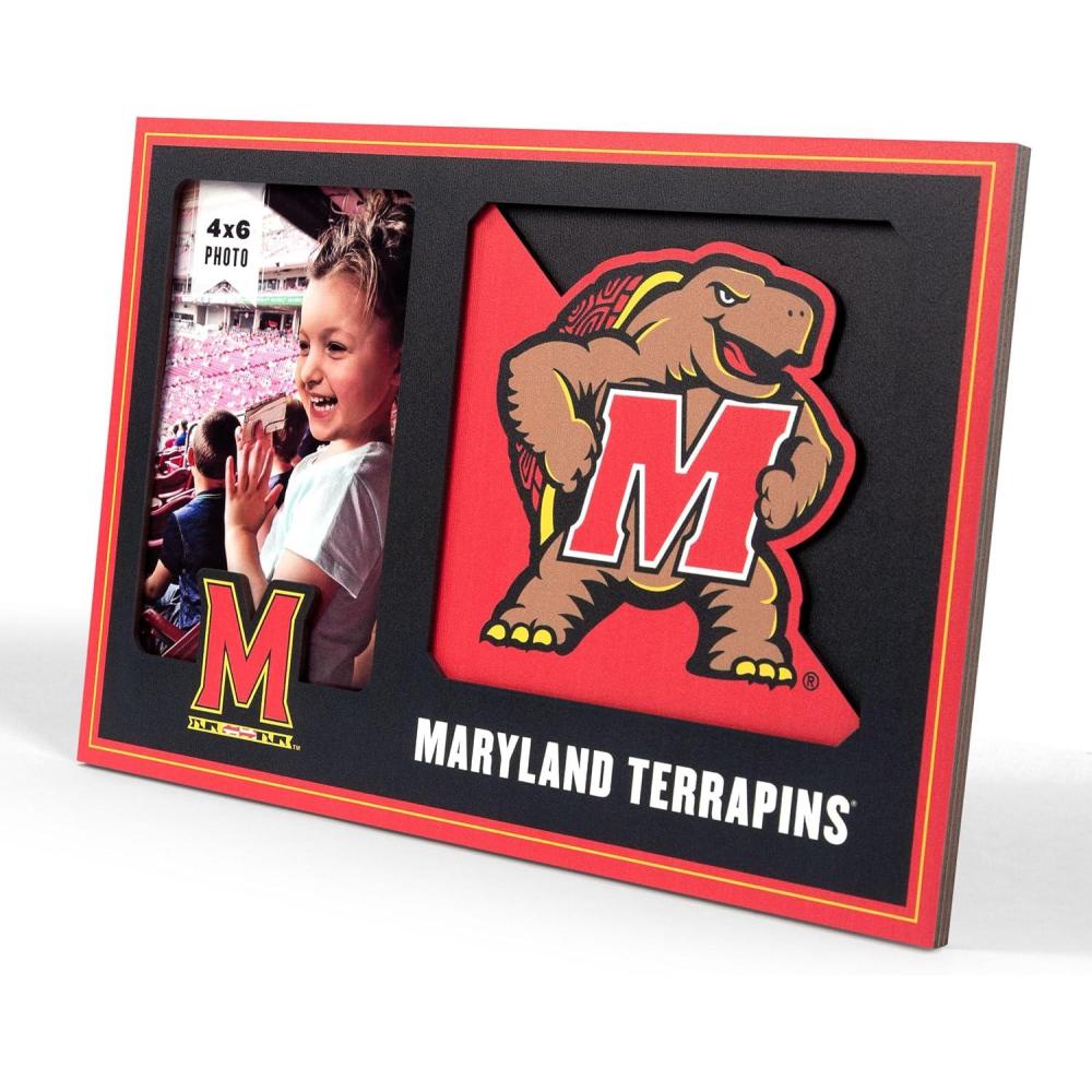 image:imageYouTheFan NCAA 3D Logo Picture FrameMaryland Terrapins