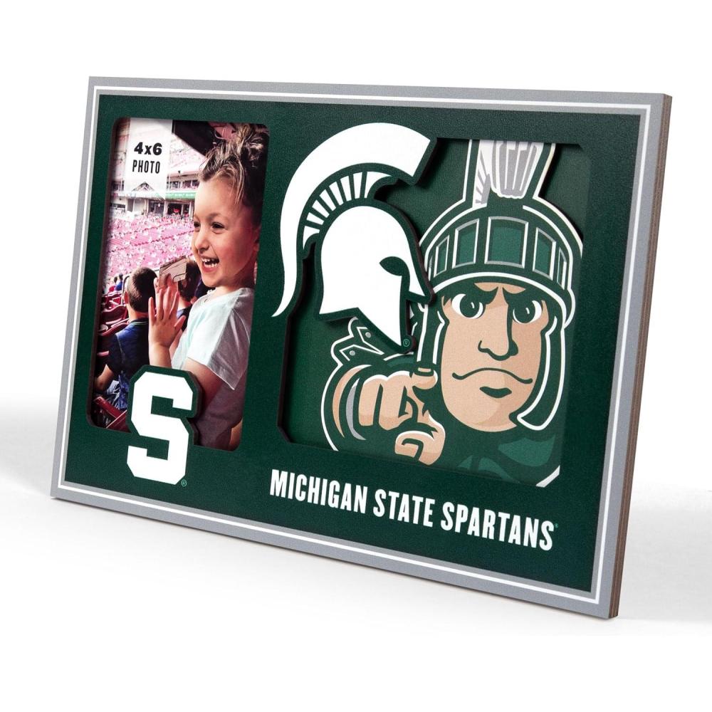 image:imageYouTheFan NCAA 3D Logo Picture FrameMichigan State Spartans