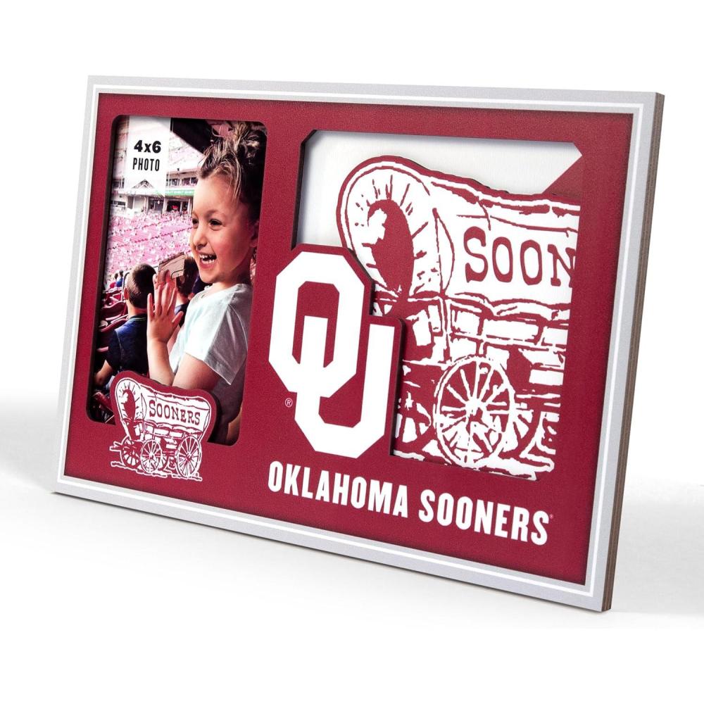 image:imageYouTheFan NCAA 3D Logo Picture FrameOklahoma Sooners