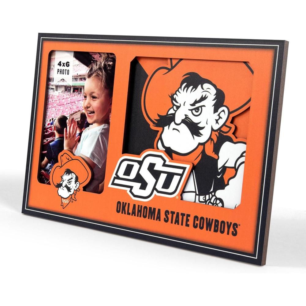 image:imageYouTheFan NCAA 3D Logo Picture FrameOklahoma State Cowboys