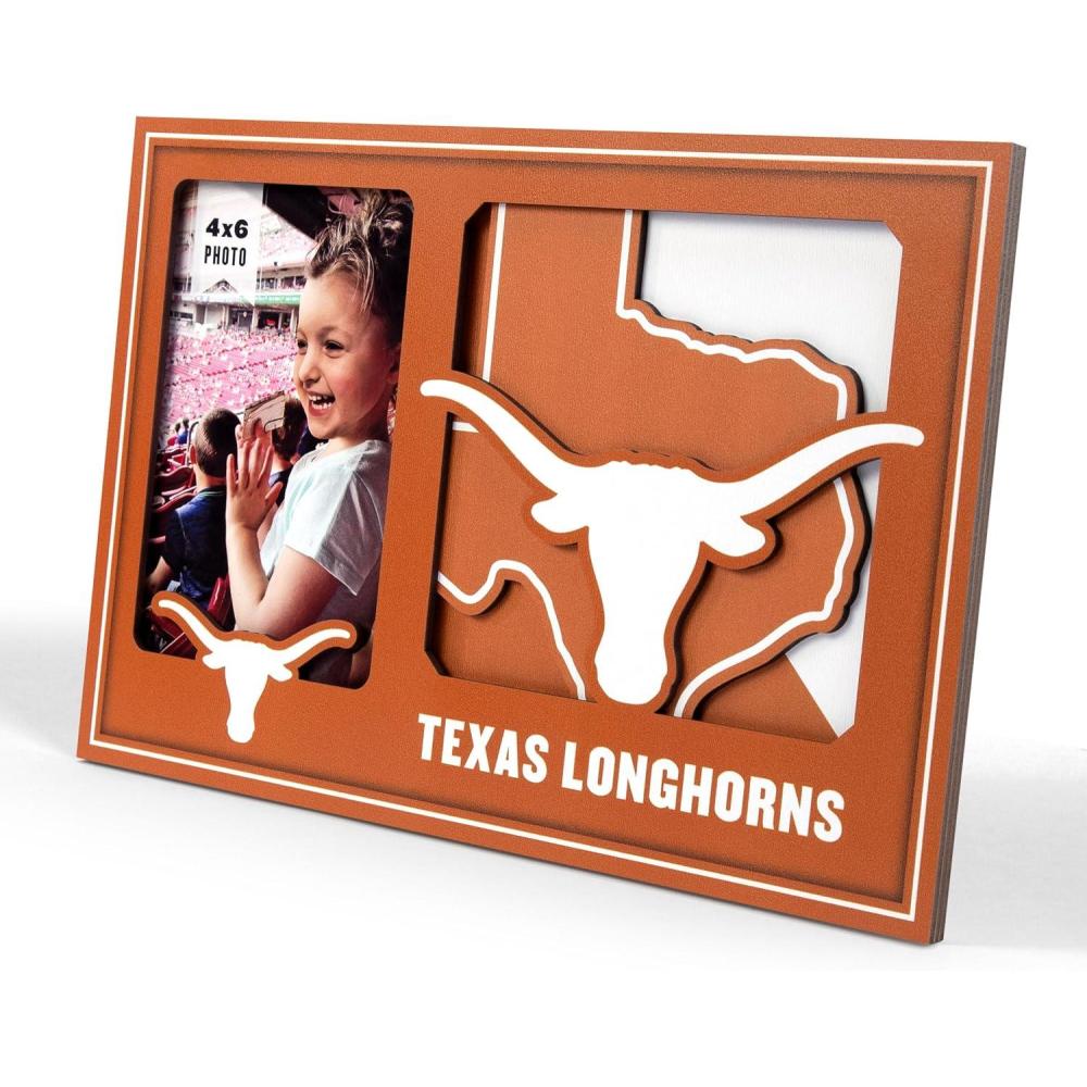 image:imageYouTheFan NCAA 3D Logo Picture FrameTexas Longhorns