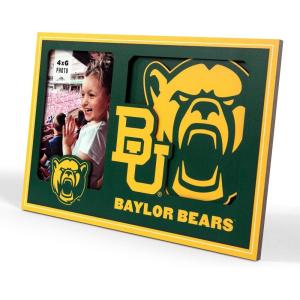YouTheFan NCAA 3D Logo Picture Frame(Baylor Bears)