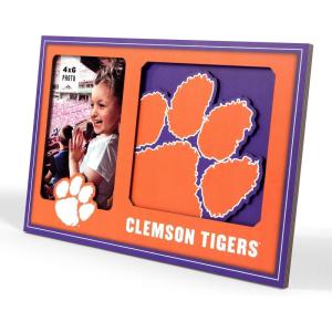 YouTheFan NCAA 3D Logo Picture Frame(Clemson Tigers)