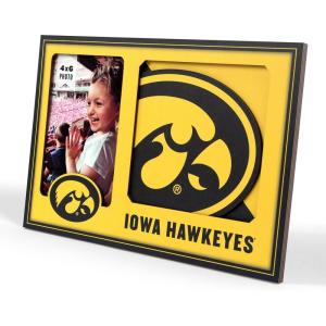 YouTheFan NCAA 3D Logo Picture Frame(Iowa Hawkeyes)