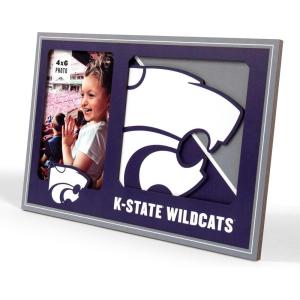 YouTheFan NCAA 3D Logo Picture Frame(Kansas State Wildcats)