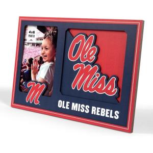 YouTheFan NCAA 3D Logo Picture Frame(Mississippi Rebels)
