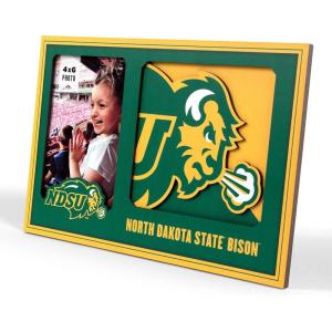 YouTheFan NCAA 3D Logo Picture Frame(North Dakota State Bison)