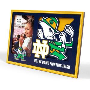 YouTheFan NCAA 3D Logo Picture Frame(Notre Dame Fighting Irish)